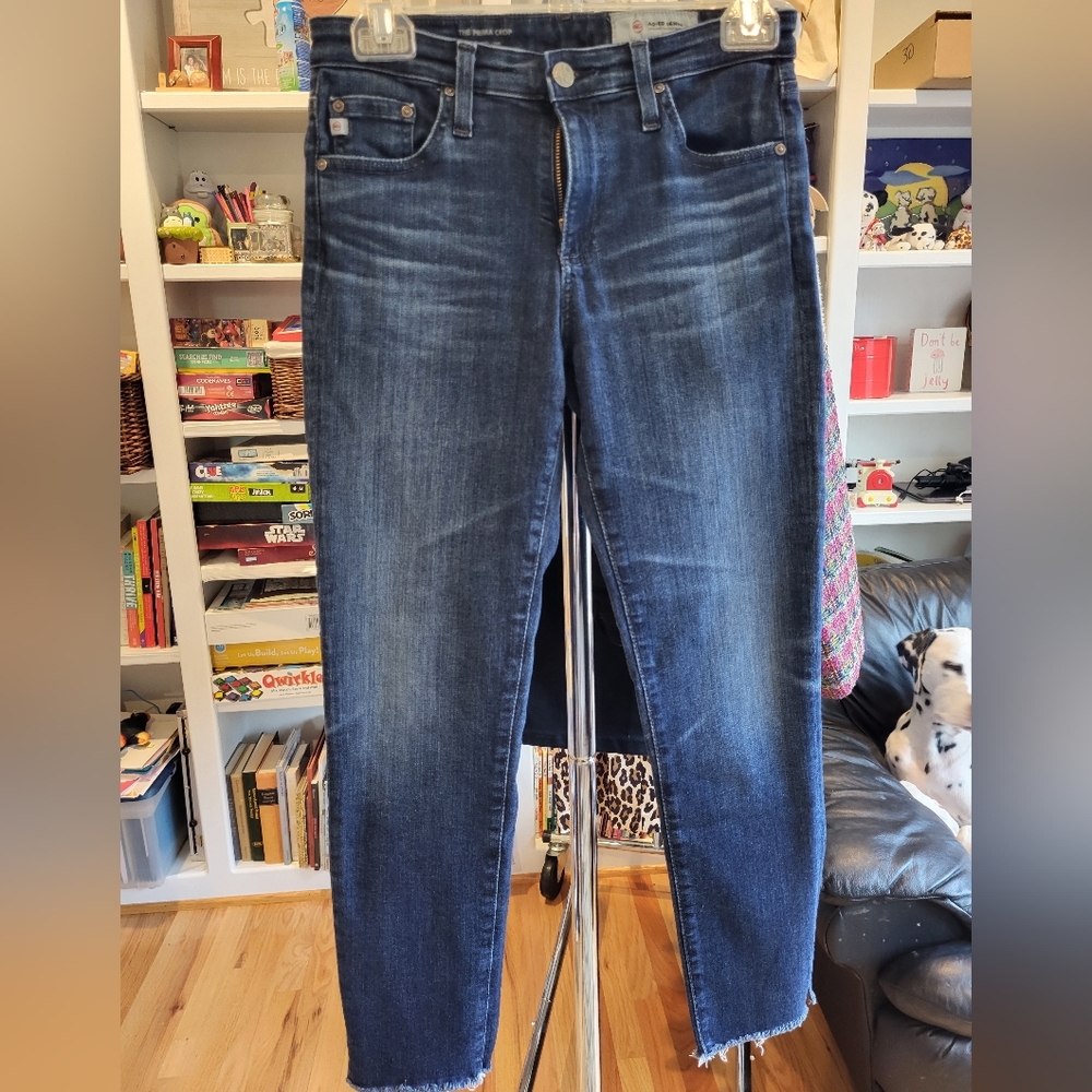AG The prima crop raw hem jeans
